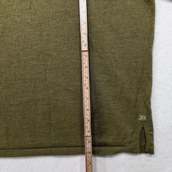Tommy Bahama Sweater Men M Green 100% Merino Wool Relaxed Fit Classic Everyday - Picture 8 of 11